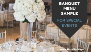 14 Examples of Banquet Menus For Special Functions