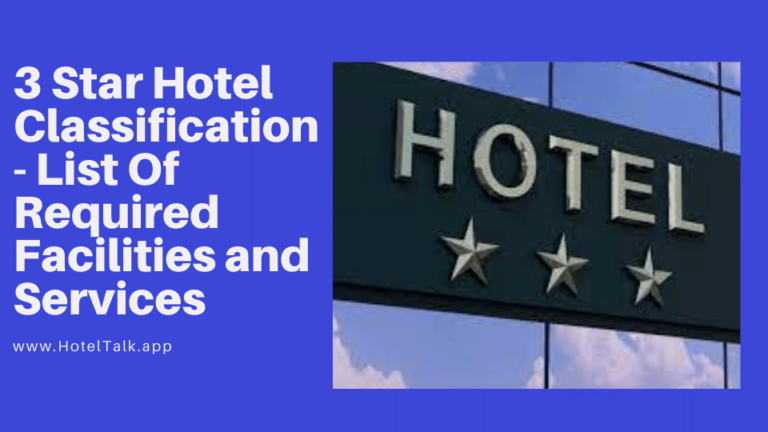 Guidelines 3 Star Hotel Classification