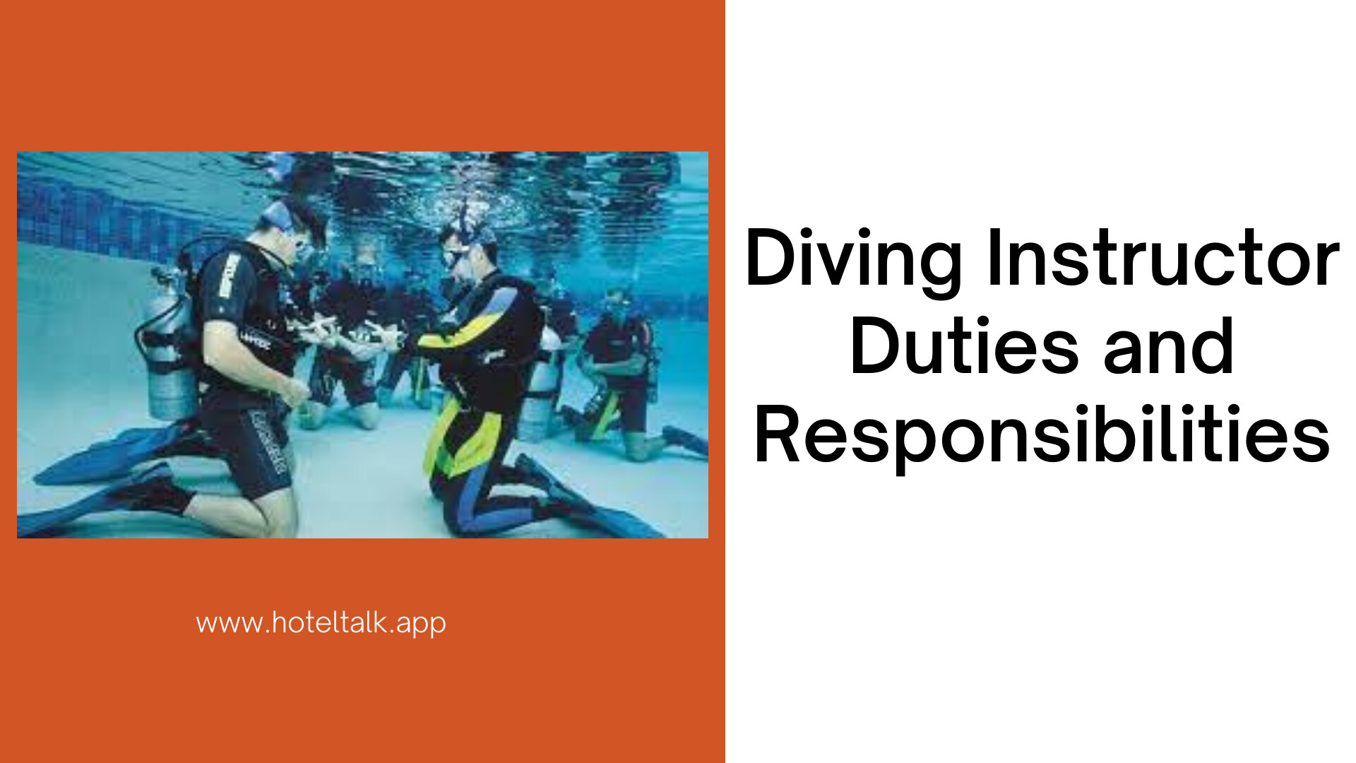 Diving Instructor Duties and Responsibilities