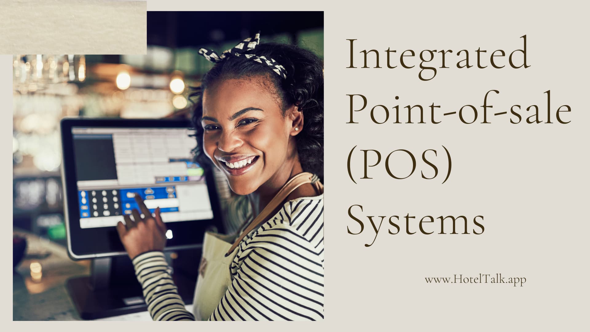 Integrated POS in hotels and Restaurants