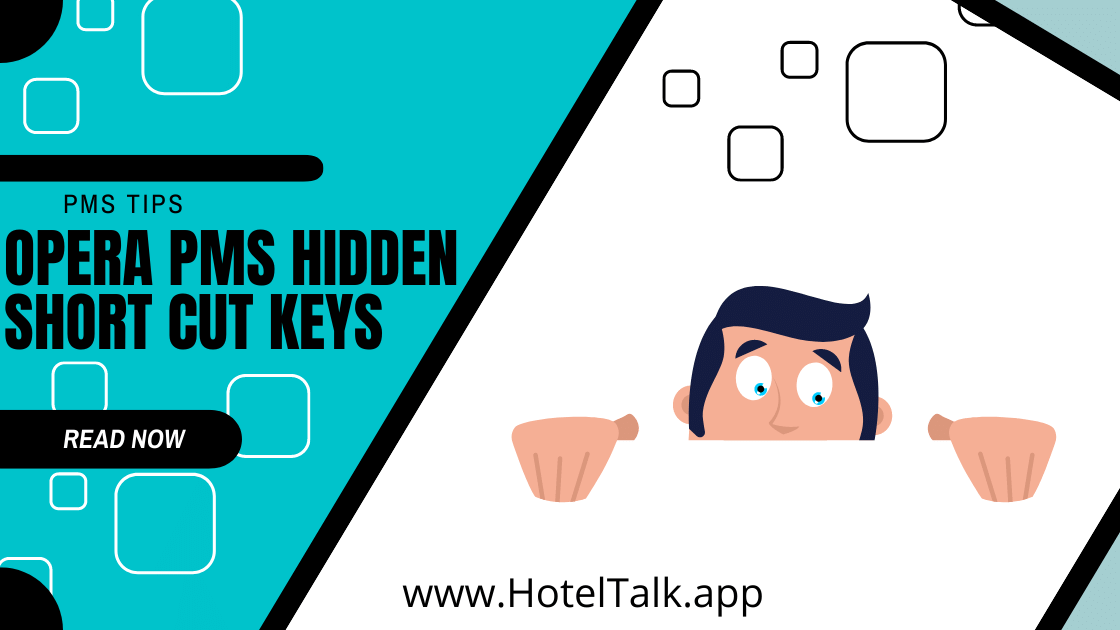 Opera Hidden Shortcut keys