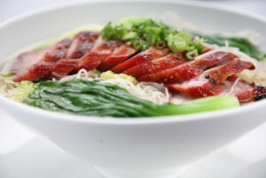 Thai Noodle Soup with Char Su Pork