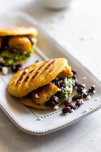 Tostones with Black Bean and Avocado Mash