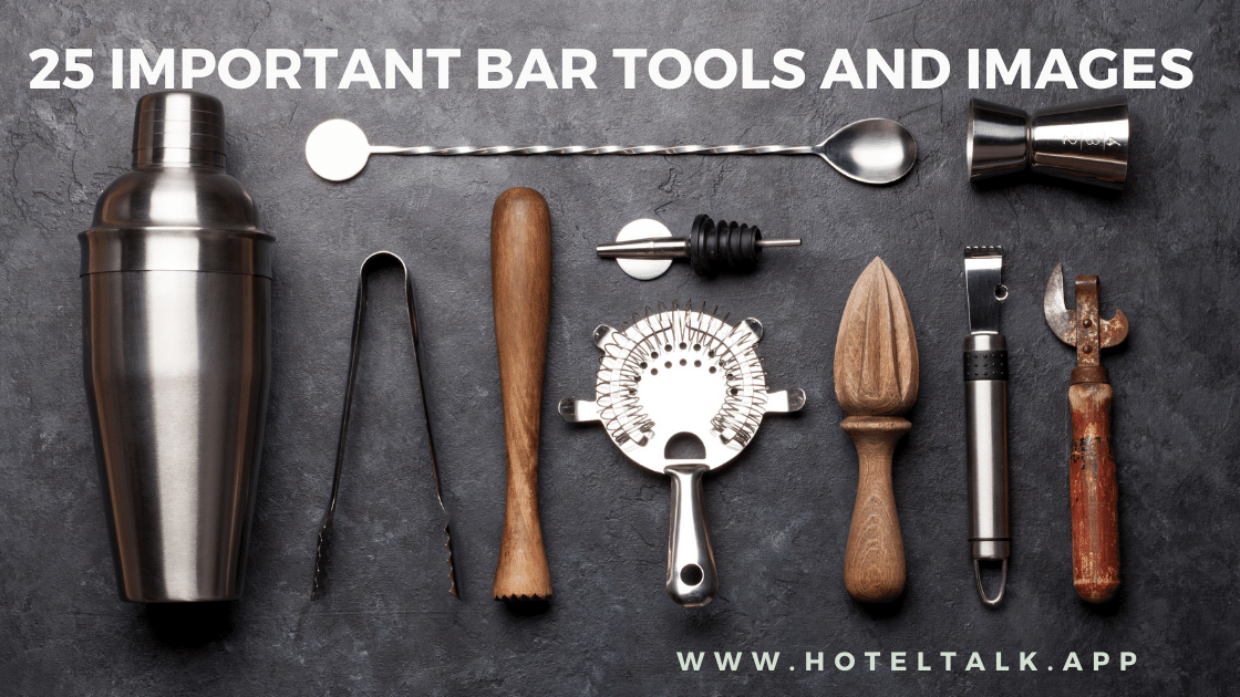 25 Important bar tools and images25 Important bar tools and images