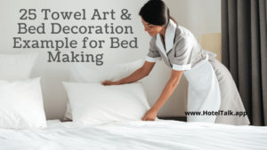 25 Towel Art & Bed Decoration Example for Bed Making