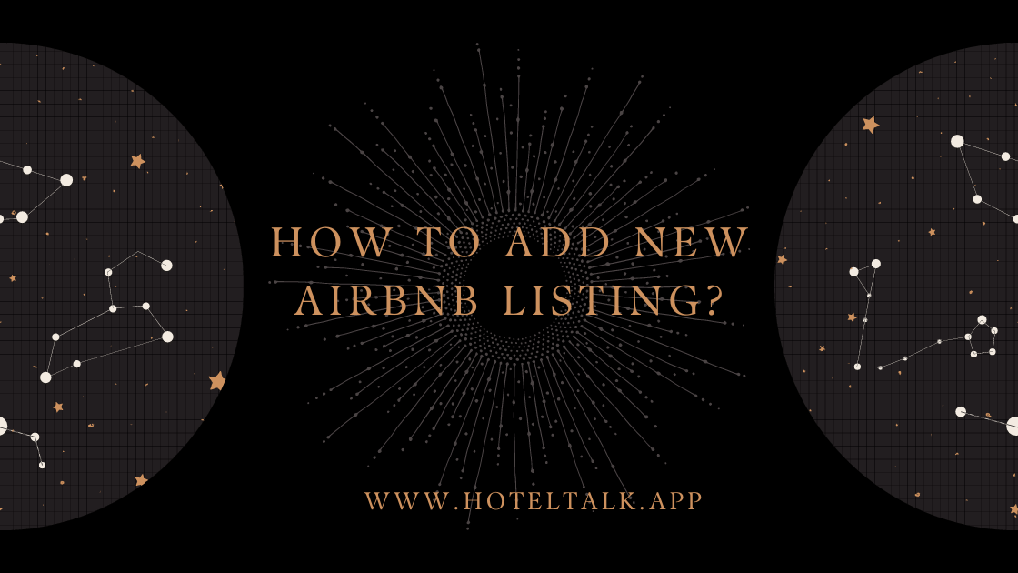 How to add new Airbnb Listing