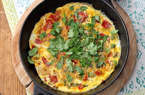 Masala Omelette or Indian Omelette