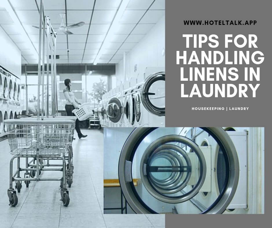Tips for handling Linens in the Laundry