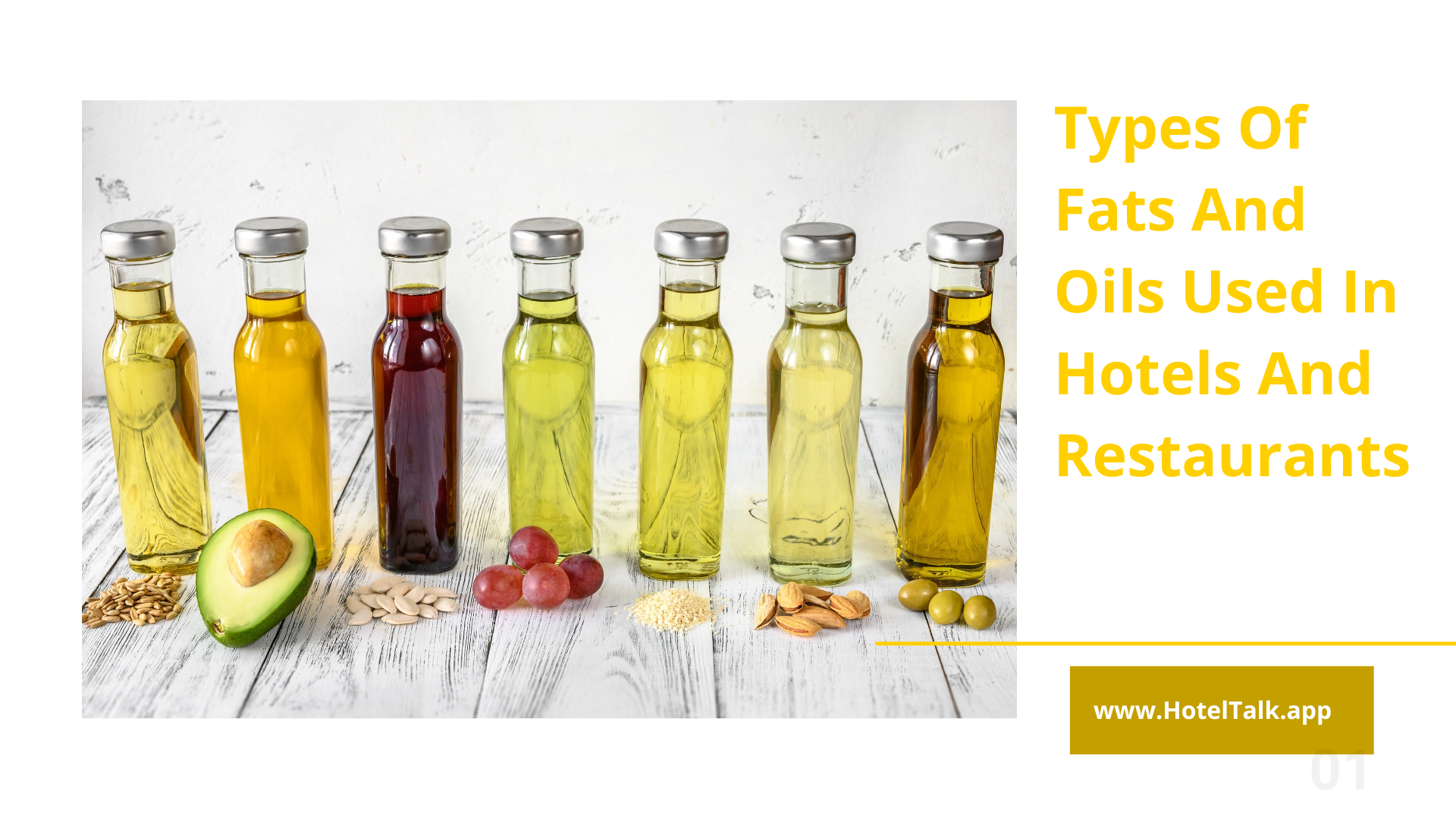 Types Of Fats And Oils Used In Hotels And Restaurants
