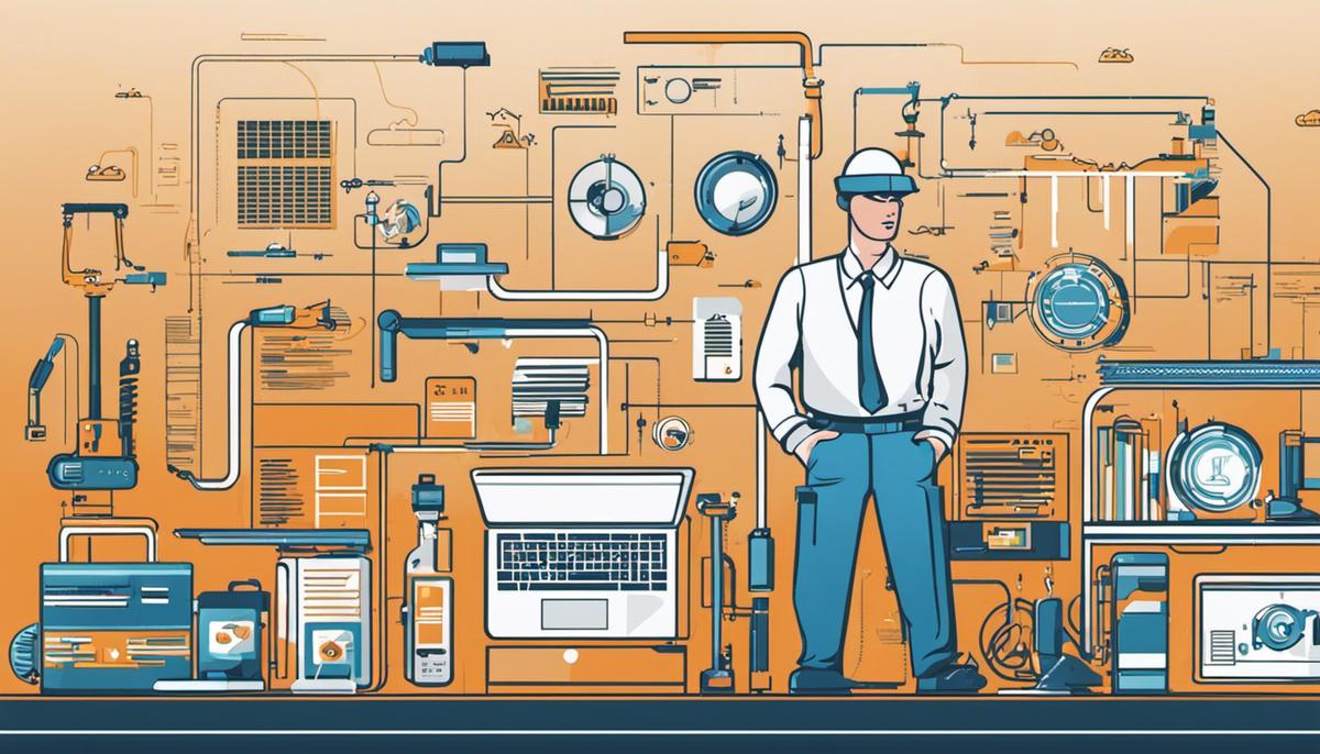 Illustration of quality assurance tools and technologies used in different industries