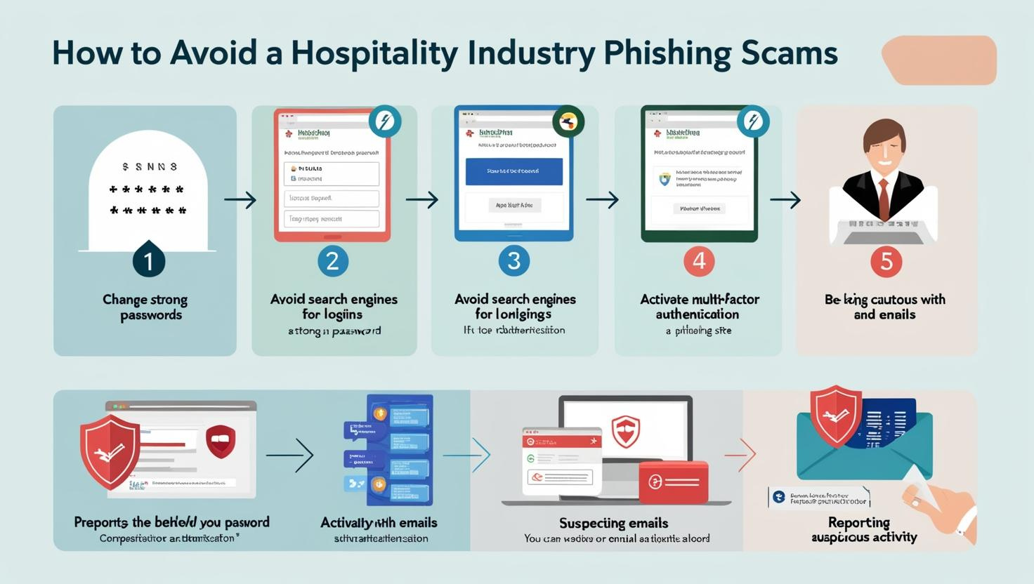 The hospitality industry is a top target for cyber-criminals, with hotels and their guests increasingly at risk of phishing scams. These scams aim to steal login credentials and sensitive guest data, including payment information. But don't worry—we're here to help you stay safe.